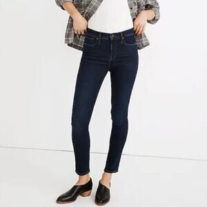 Madewell Jeans Women Mid-Rise Skinny Jeans Orland Wash TENCEL‎ Denim Edition 27